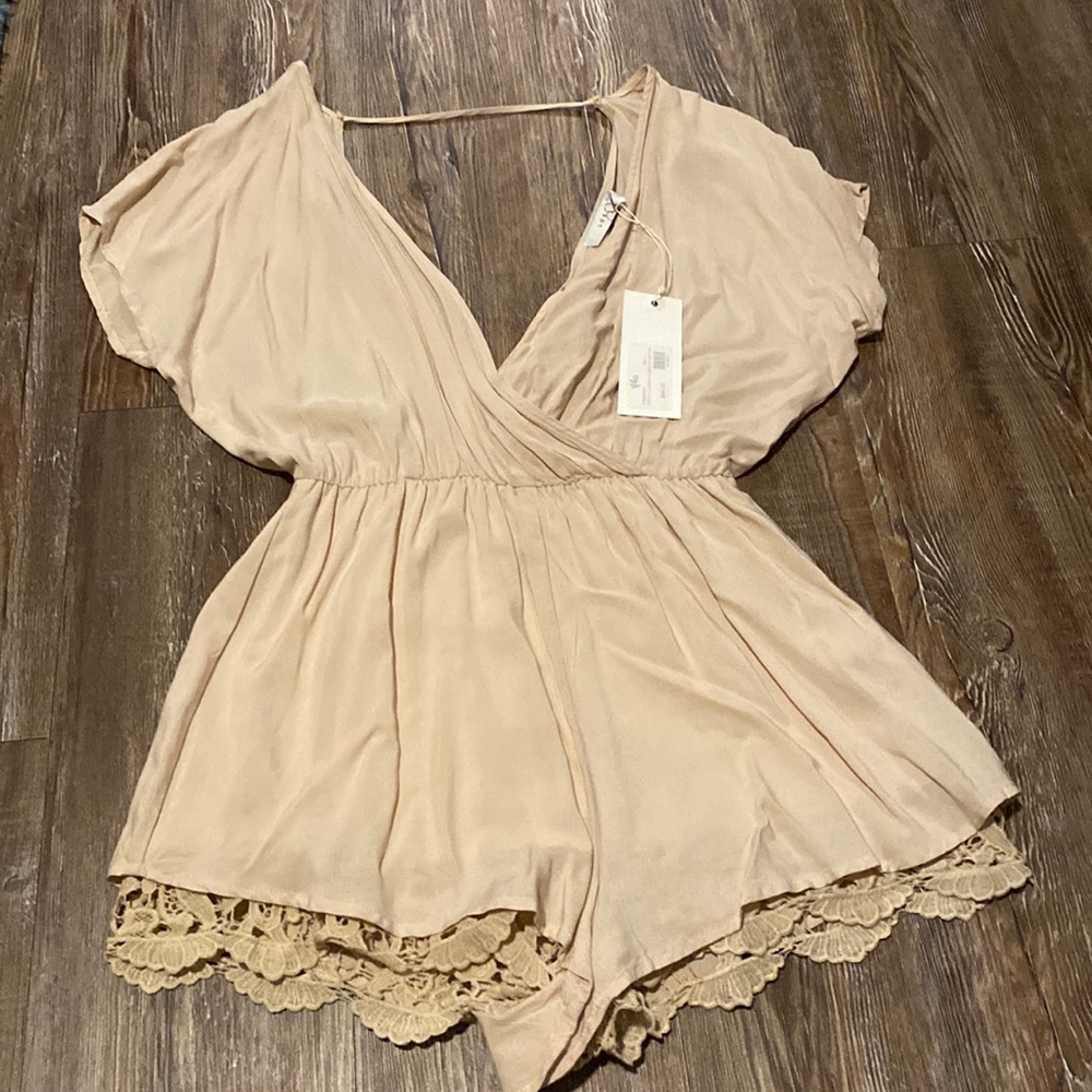 Cream Romper